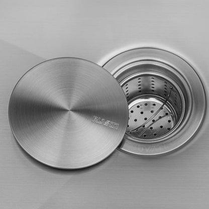 Ruvati Topmount Laundry Utility Sink 25 x 22 x 12 inch Tight Radius Deep 16 Gauge Stainless Steel - RVU6015
