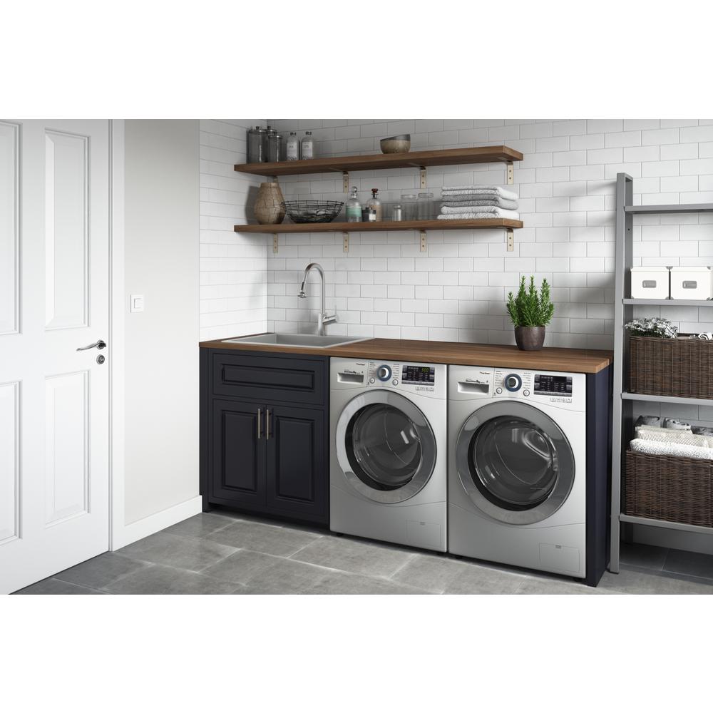 Ruvati Topmount Laundry Utility Sink 25 x 22 x 12 inch Tight Radius Deep 16 Gauge Stainless Steel - RVU6015