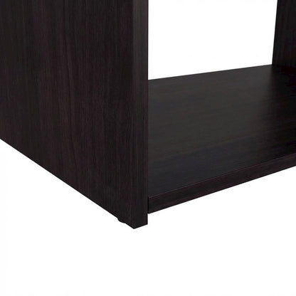 Modern white home office desk with storage, sturdy, spacious workspace