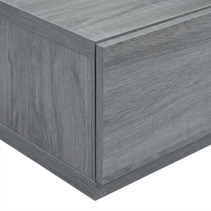 Adjustable TV Stand Console in Black with Sturdy Metal Frame, Cable Management