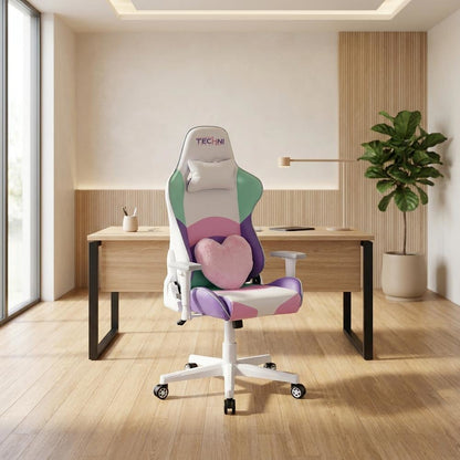 Kawaii Office and Gaming Chair with Ergonomic Design and Breathable Mesh
