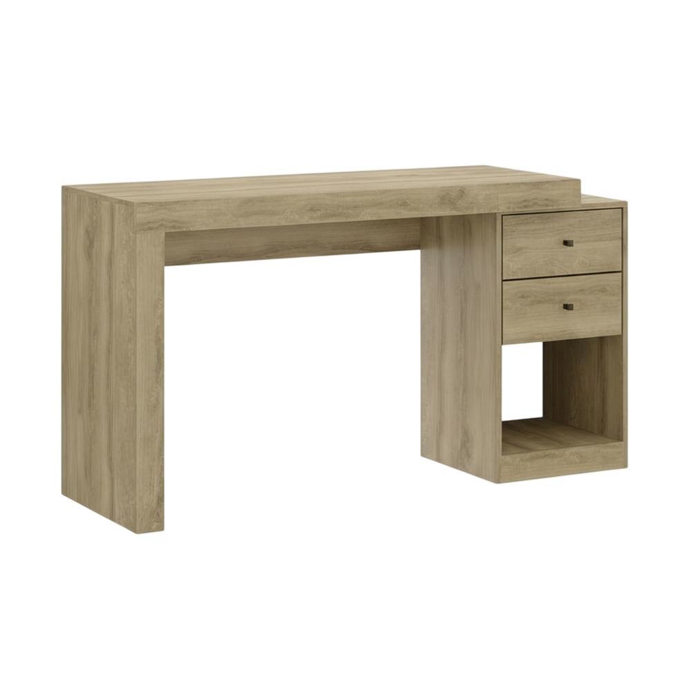 Pine Home Office Desk With Sturdy Construction And Ample Workspace