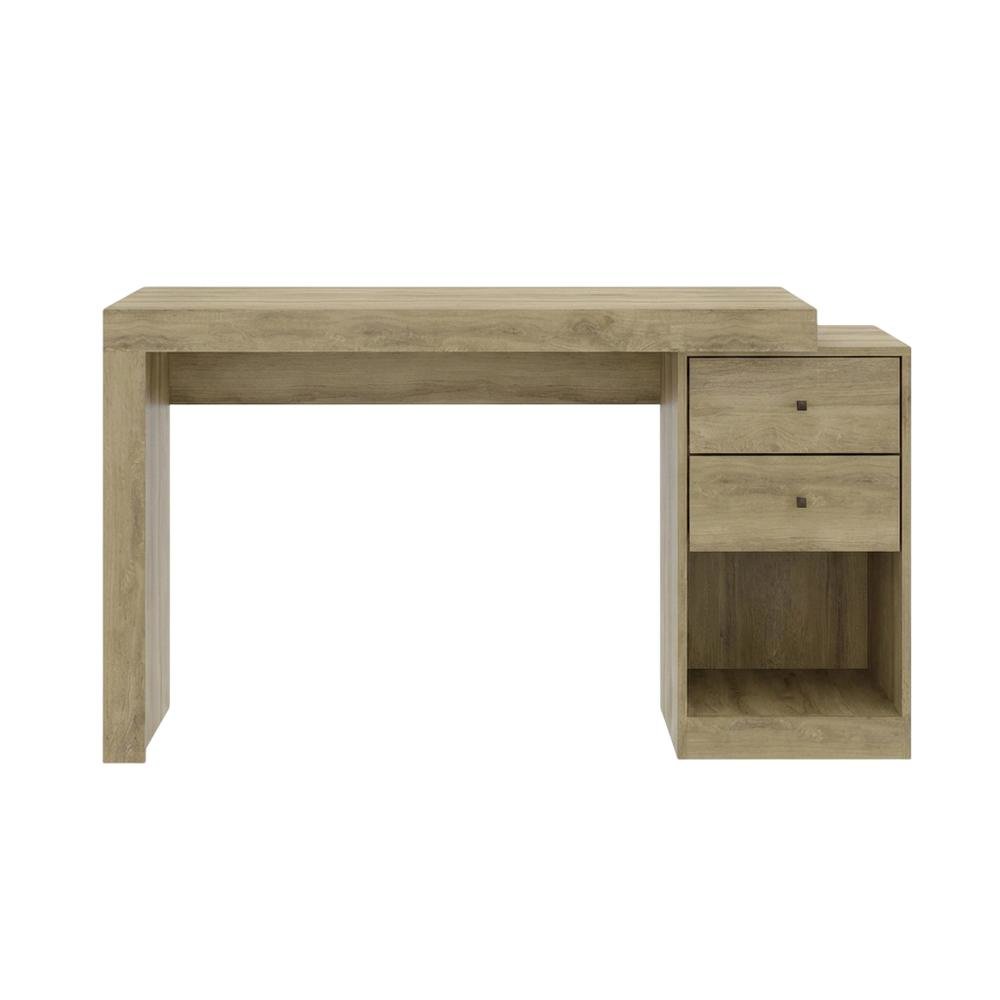 Pine Home Office Desk With Sturdy Construction And Ample Workspace