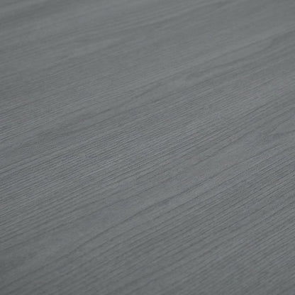 Grey Classic Computer Desk with Multiple Drawers for Home Office