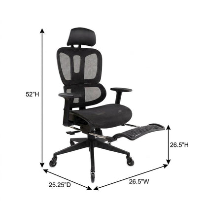 Ergonomic Reclining Office and Gaming Chair with Lumbar Support for Comfort
