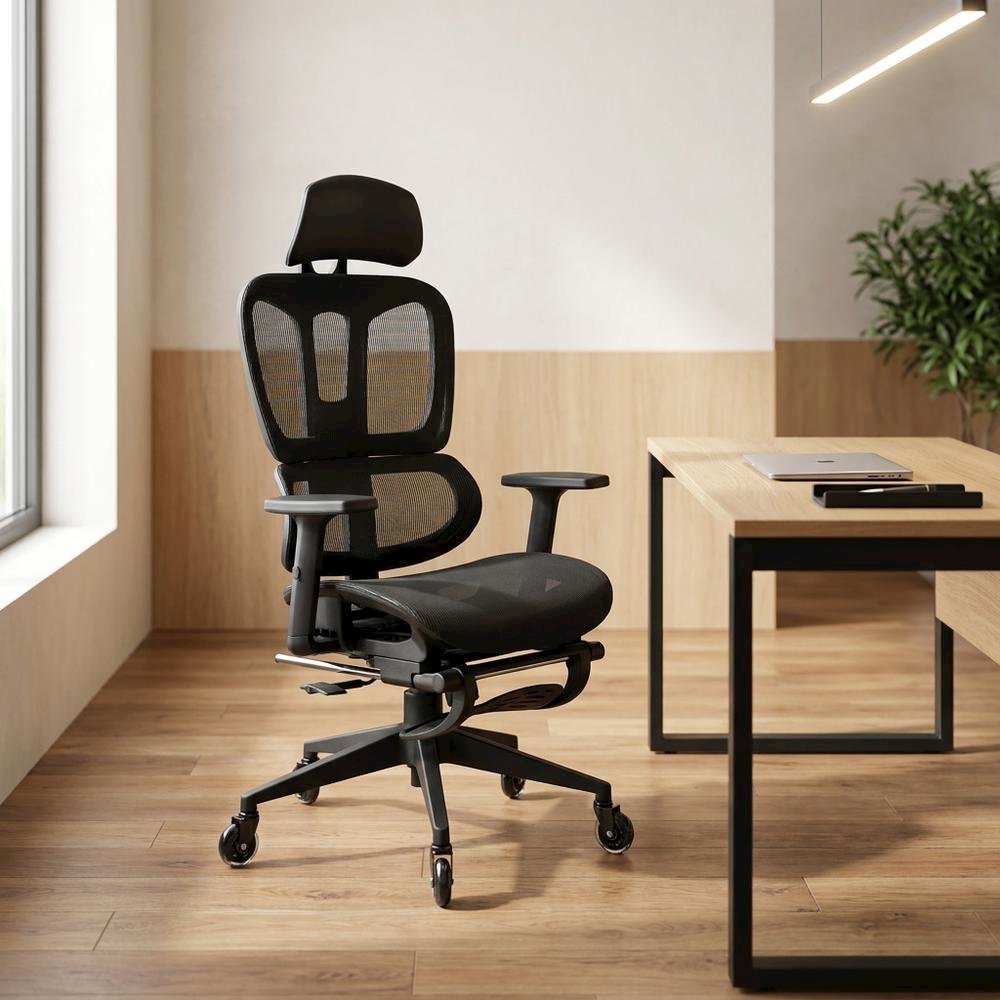 Ergonomic Reclining Office and Gaming Chair with Lumbar Support for Comfort