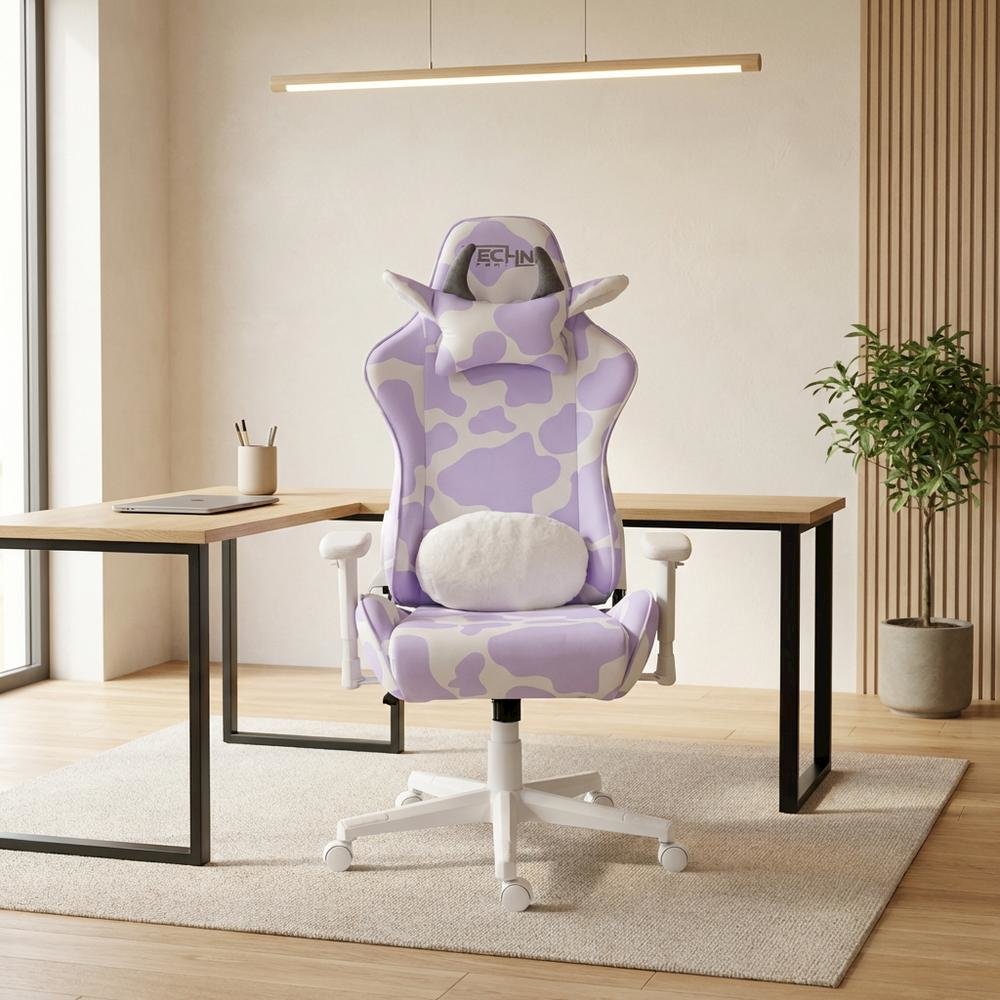 Gaming Chair with Nylon and Alloy Steel Frame for Comfort and Support