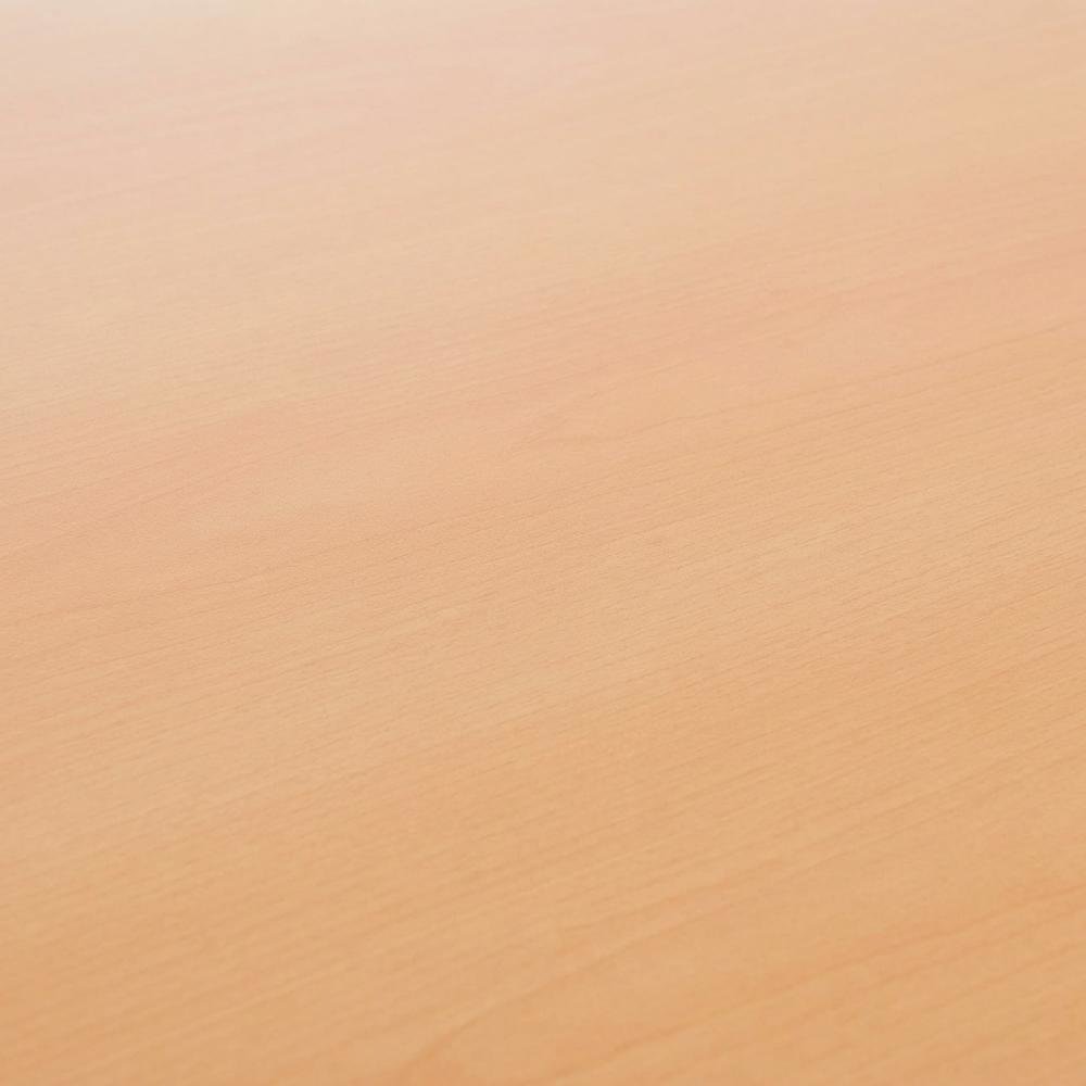 Cherry Finish Compact Computer Desk, Side Shelf, Keyboard Panel For Workspace