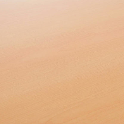 Cherry Finish Compact Computer Desk, Side Shelf, Keyboard Panel For Workspace