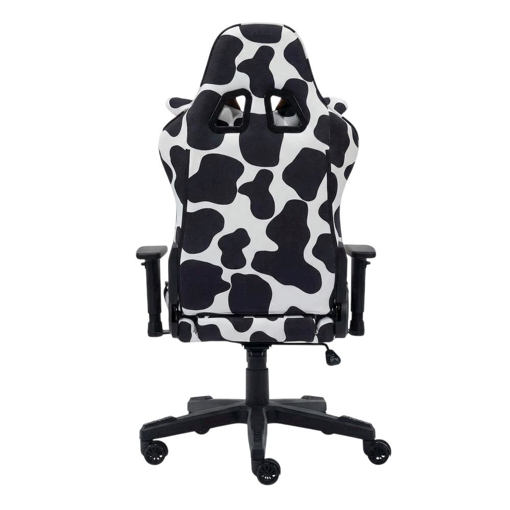 Cowhide Comfort Gaming Chair with High-Back Support and Cushioned Seat