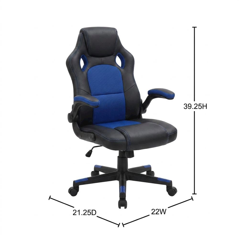 Kids' Racing Chair with Wheels, Ergonomic Design for Gaming and Study