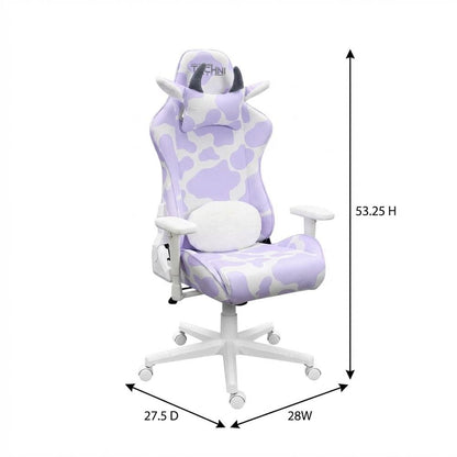 Gaming Chair with Nylon and Alloy Steel Frame for Comfort and Support
