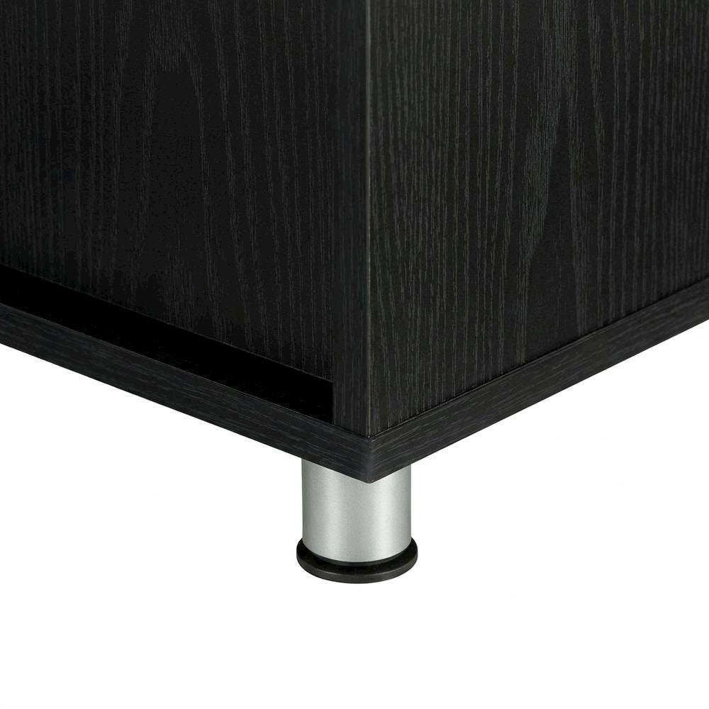 Espresso Finish Computer Desk With Storage And Spacious Work Surface