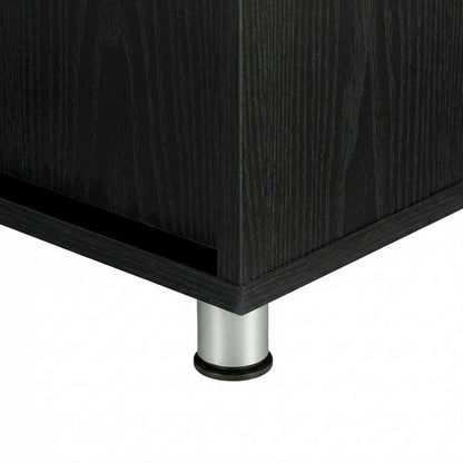 Espresso Finish Computer Desk With Storage And Spacious Work Surface