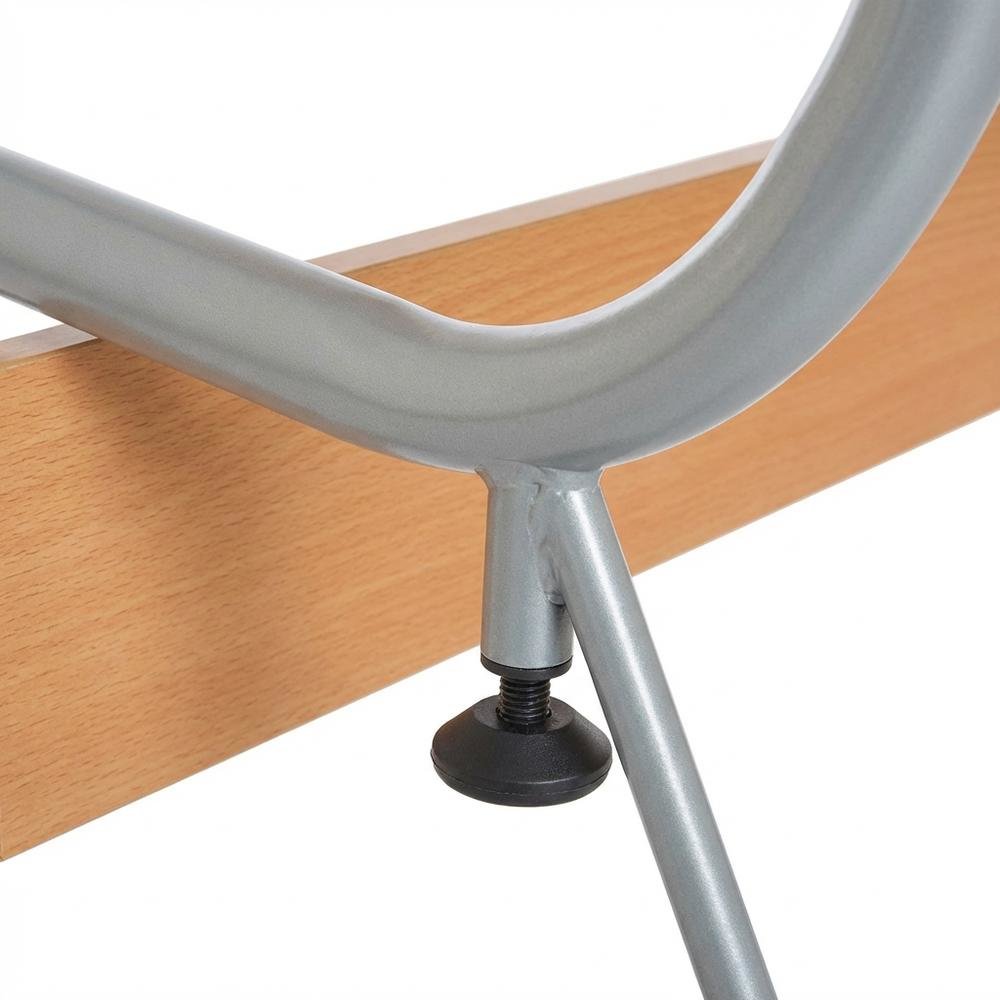Cherry Finish Compact Computer Desk, Side Shelf, Keyboard Panel For Workspace