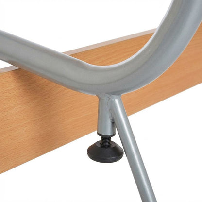 Cherry Finish Compact Computer Desk, Side Shelf, Keyboard Panel For Workspace