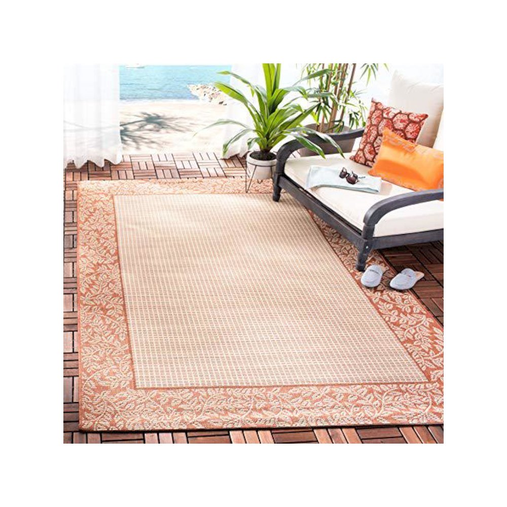 COURTYARD, NATURAL / TERRA, 9' X 12', Area Rug, CY0727-3201-9