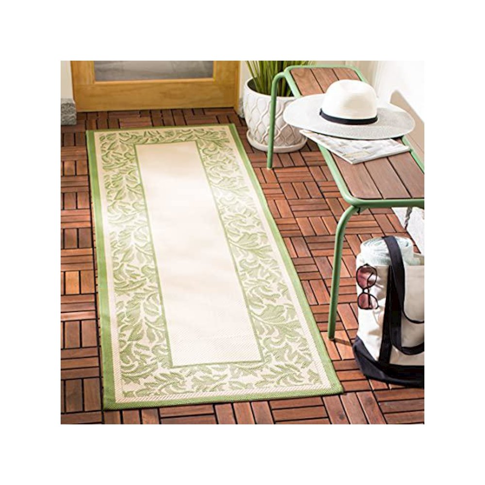 COURTYARD, NATURAL / OLIVE, 2'-3" X 6'-7", Area Rug, CY2666-1E01-27