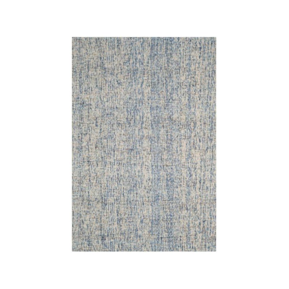 Abstract, DARK BLUE / RUST, 5' X 8', Area Rug