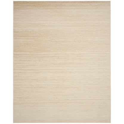 Cream and champagne area rug with polypropylene pile, power loomed