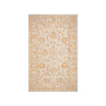 Abstract, BEIGE / GOLD, 5' X 8', Area Rug