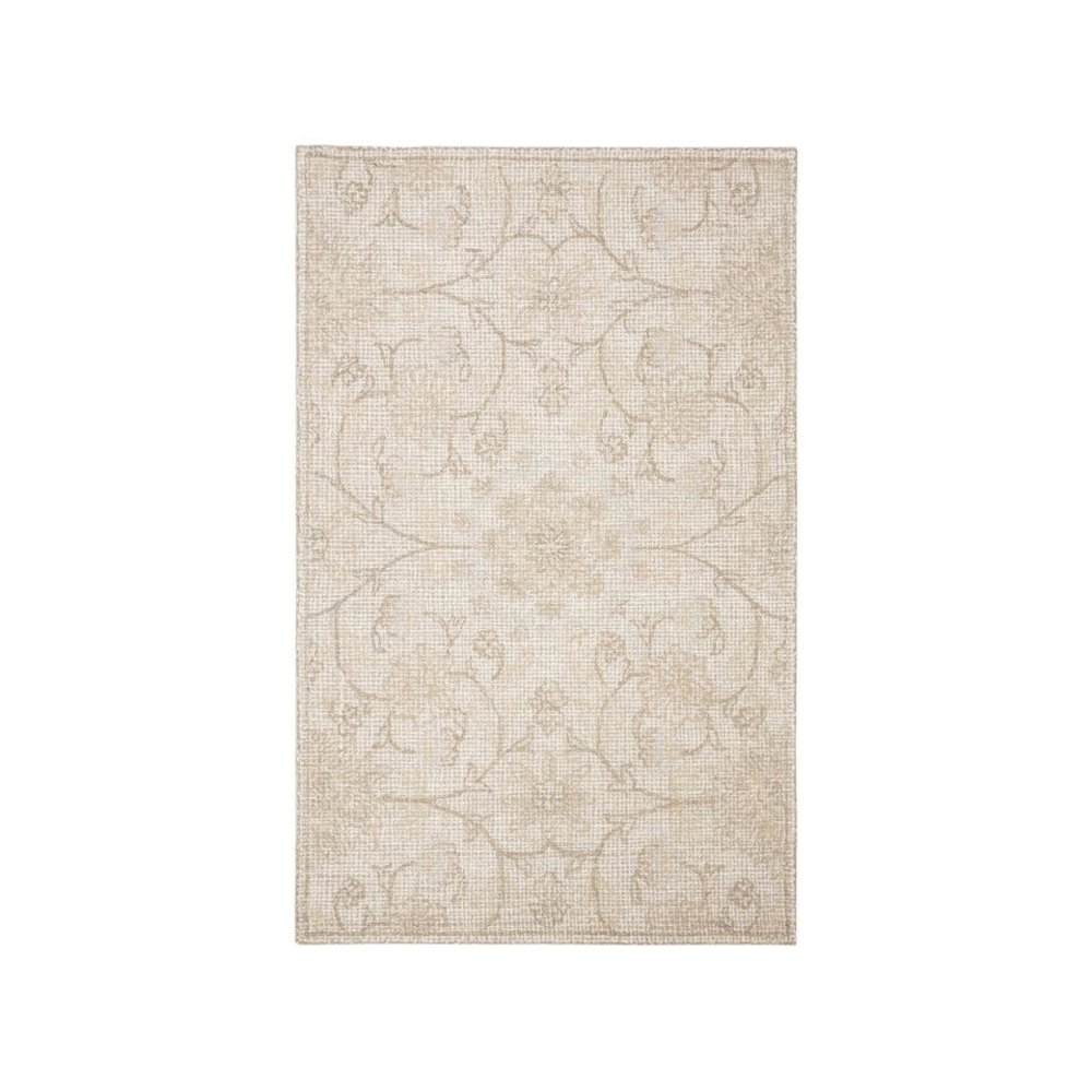 Abstract, LIGHT GREY / IVORY, 9' X 12', Area Rug