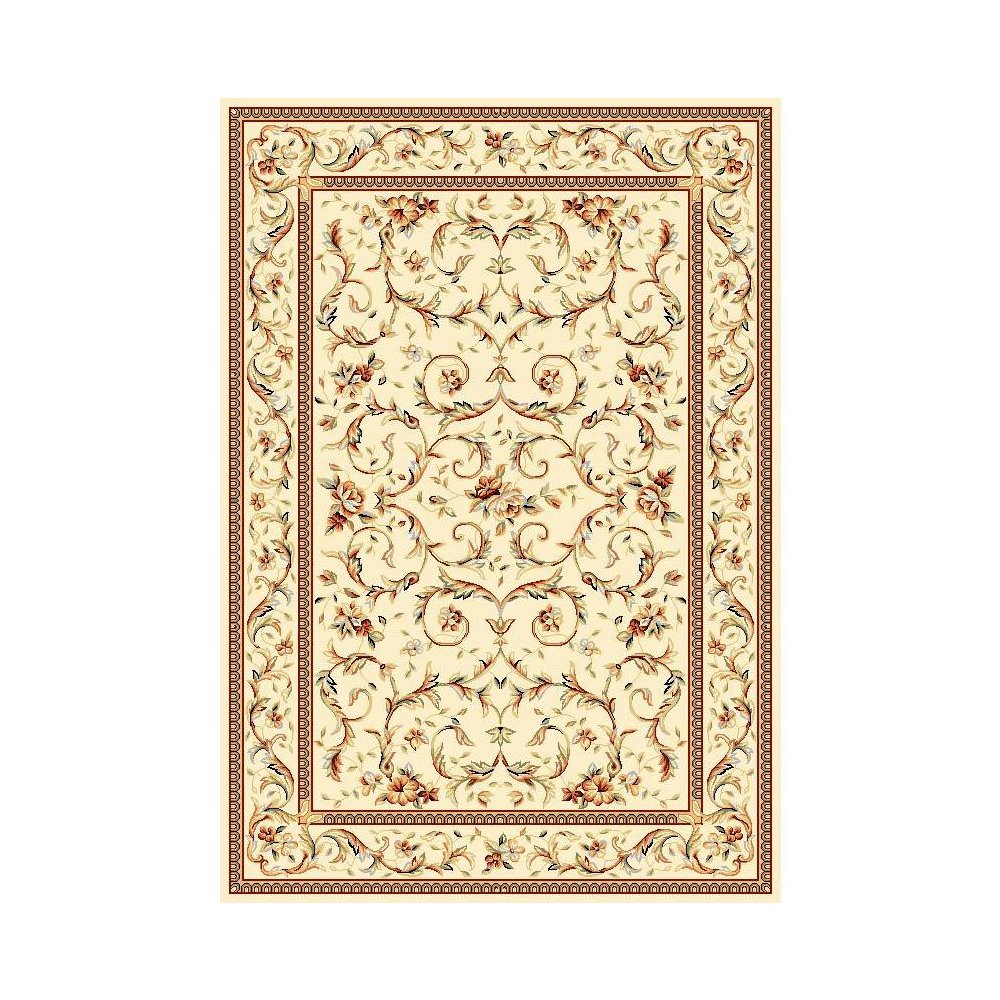 LYNDHURST, IVORY / IVORY, 5'-3" X 7'-6", Area Rug, LNH322A-5