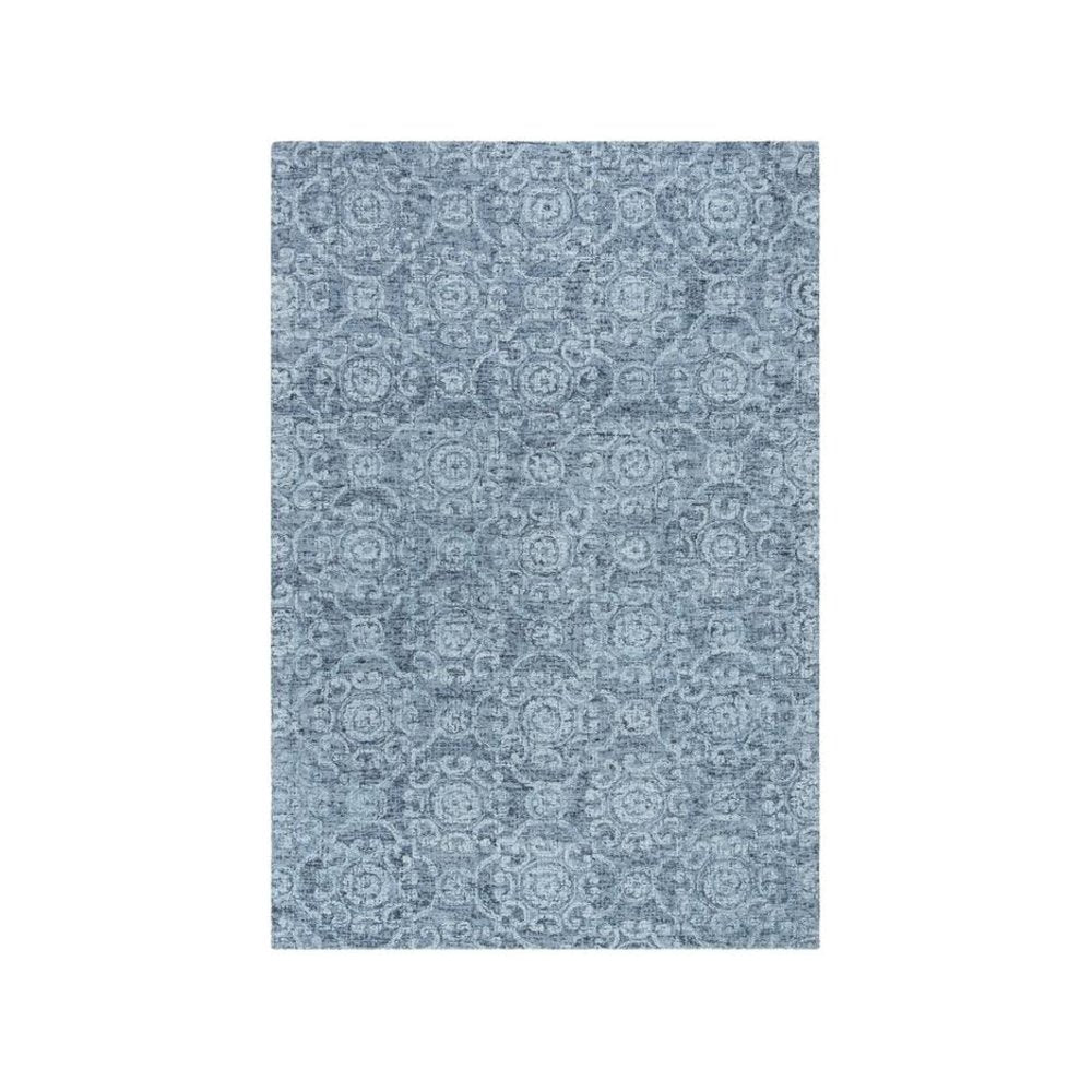 Abstract, BLUE, 6' X 9', Area Rug, ABT207A-6