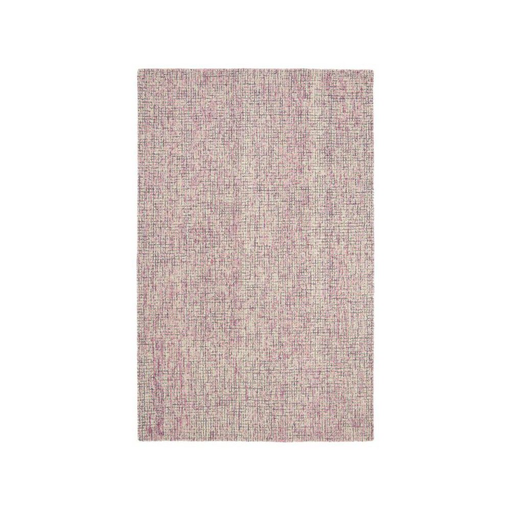 Abstract, IVORY / PINK, 6' X 9', Area Rug