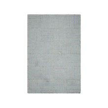 Abstract, BLUE / GREY, 6' X 9', Area Rug, ABT602M-6