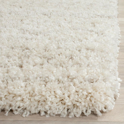 Ivory and Beige Area Rug, Power Loomed Large Rectangle Design for Living Room