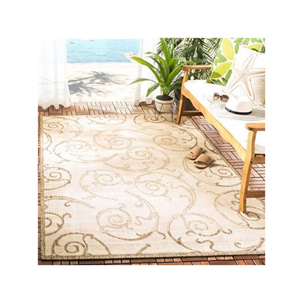 COURTYARD, NATURAL / BROWN, 9' X 12', Area Rug, CY2665-3001-9