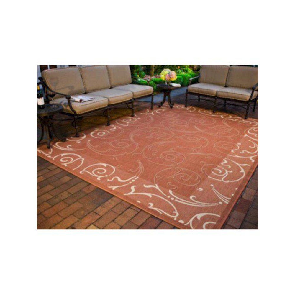COURTYARD, NATURAL / TERRA, 4' X 5'-7", Area Rug, CY2665-3201-4