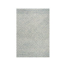 Abstract, BLUE / IVORY, 8' X 10', Area Rug, ABT203A-8