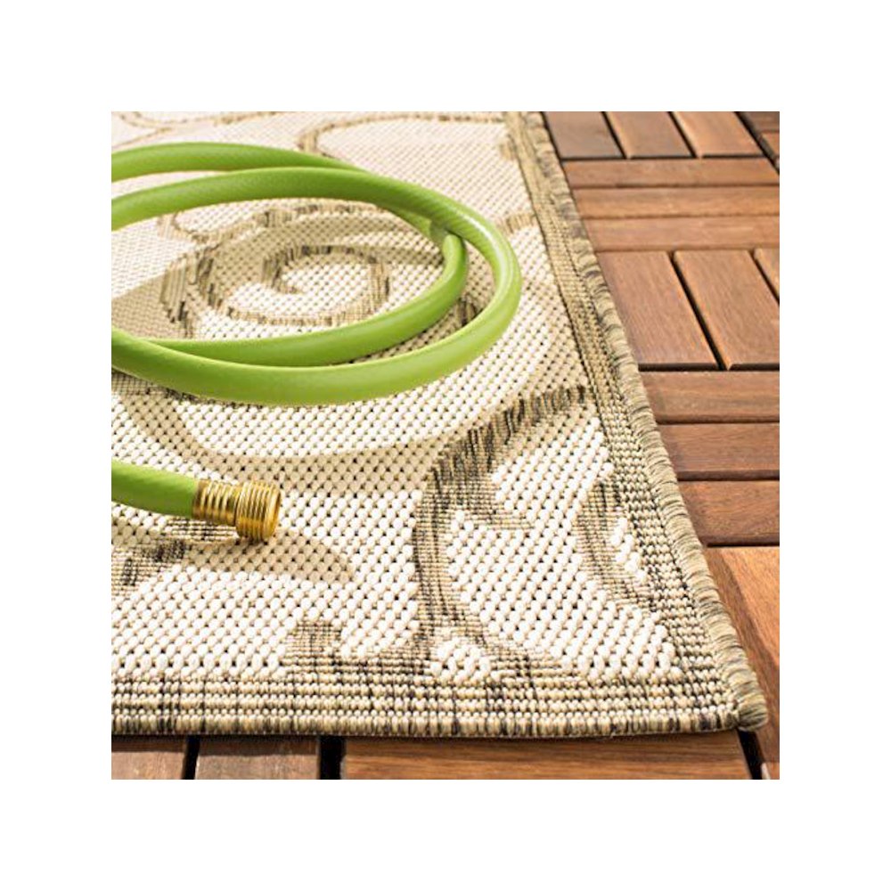 COURTYARD, NATURAL / BROWN, 9' X 12', Area Rug, CY2665-3001-9