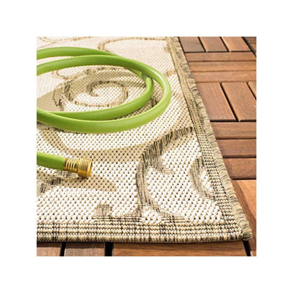 COURTYARD, NATURAL / BROWN, 9' X 12', Area Rug, CY2665-3001-9