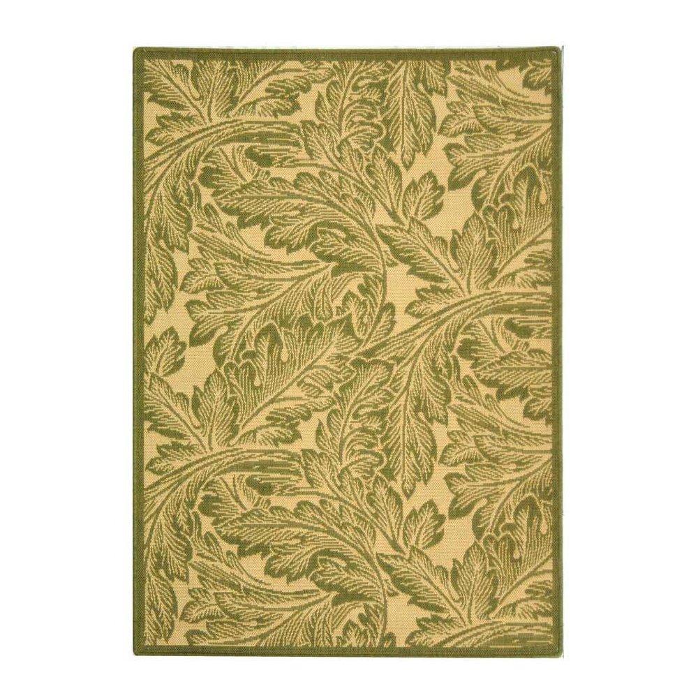 COURTYARD, NATURAL / OLIVE, 8' X 11', Area Rug, CY2996-1E01-8