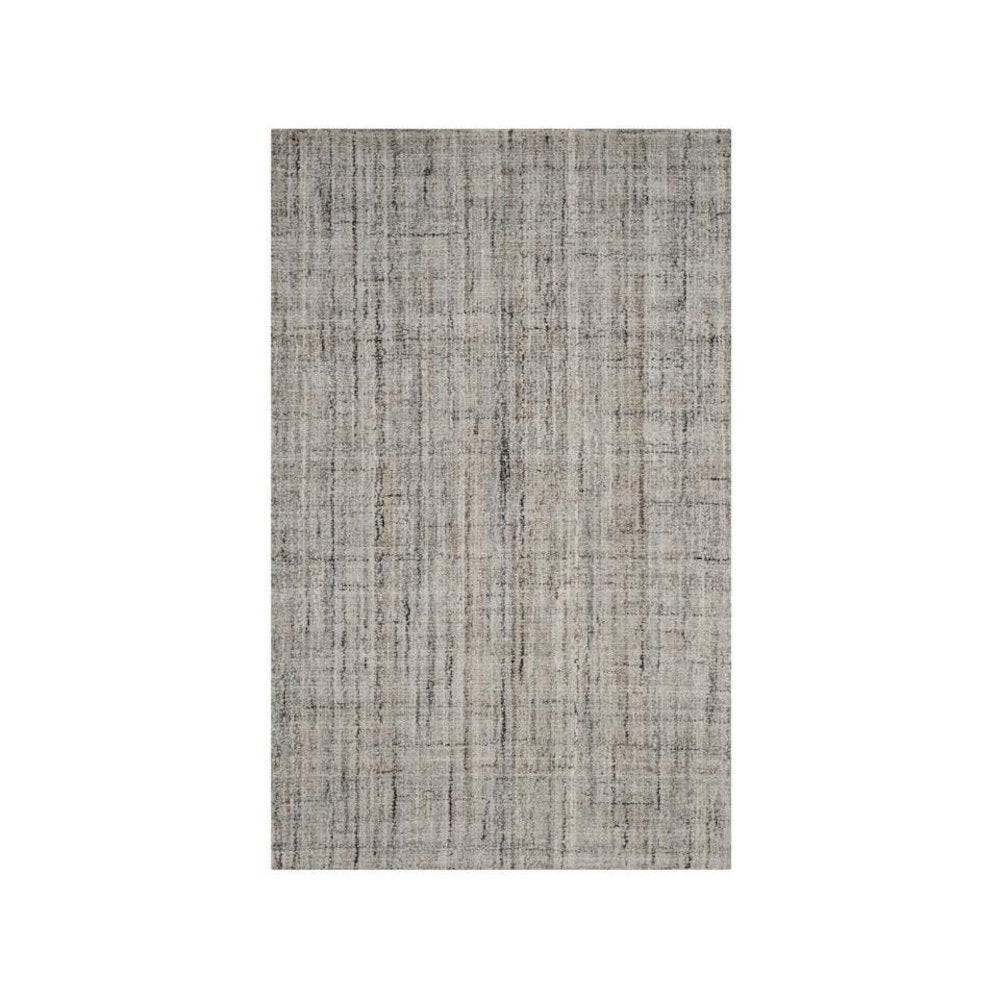 Abstract, CAMEL / BLACK, 4' X 6', Area Rug