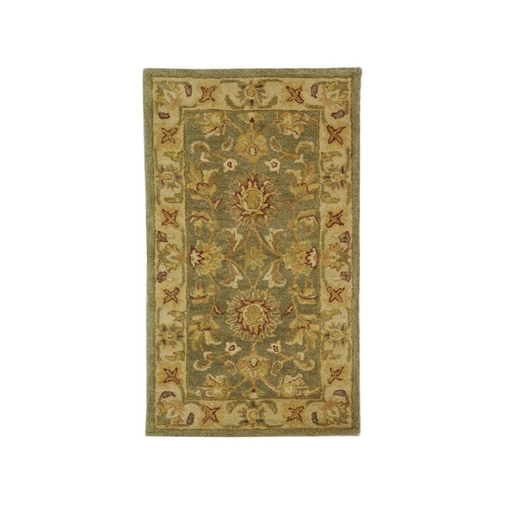ANTIQUITY, GREEN / GOLD, 2'-3" X 16', Area Rug