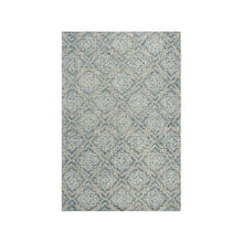 Abstract, BLUE / GREY, 6' X 6' Square, Area Rug, ABT201A-6SQ