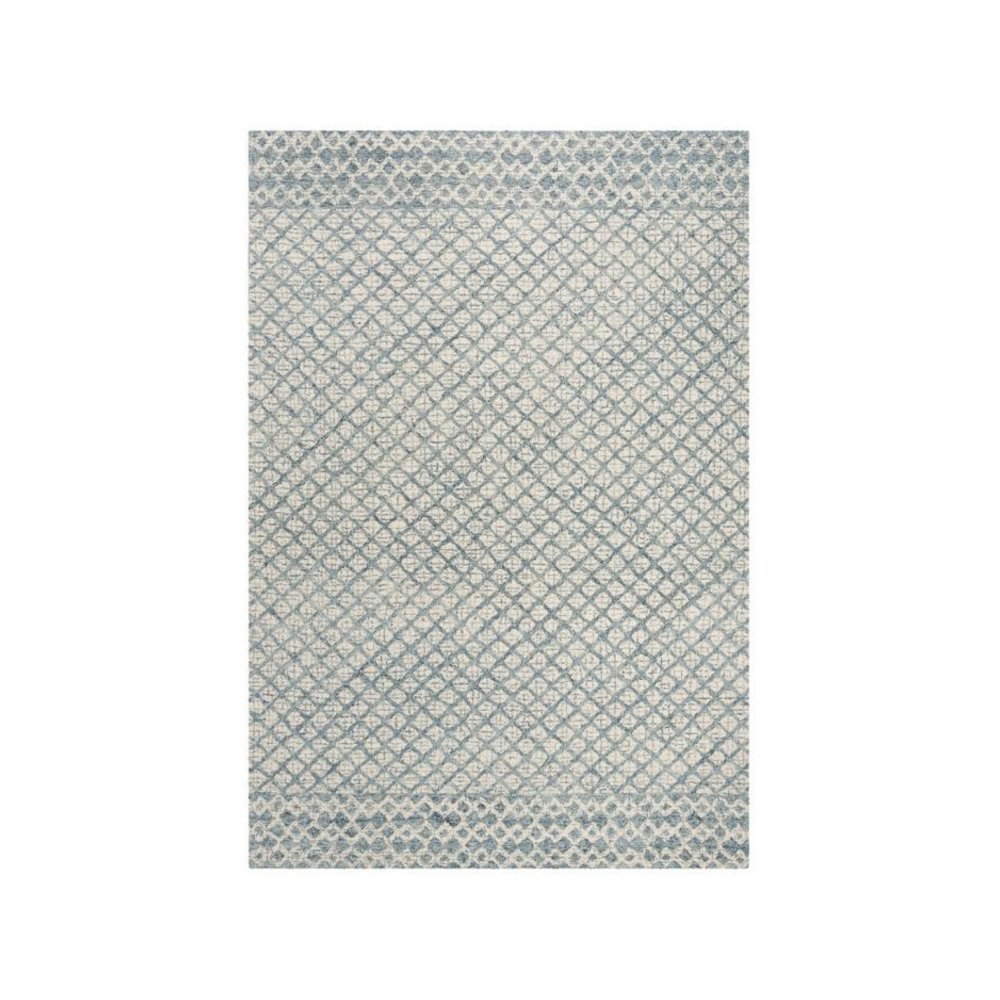 Abstract, BLUE / IVORY, 2'-3" X 8', Area Rug, ABT203A-28