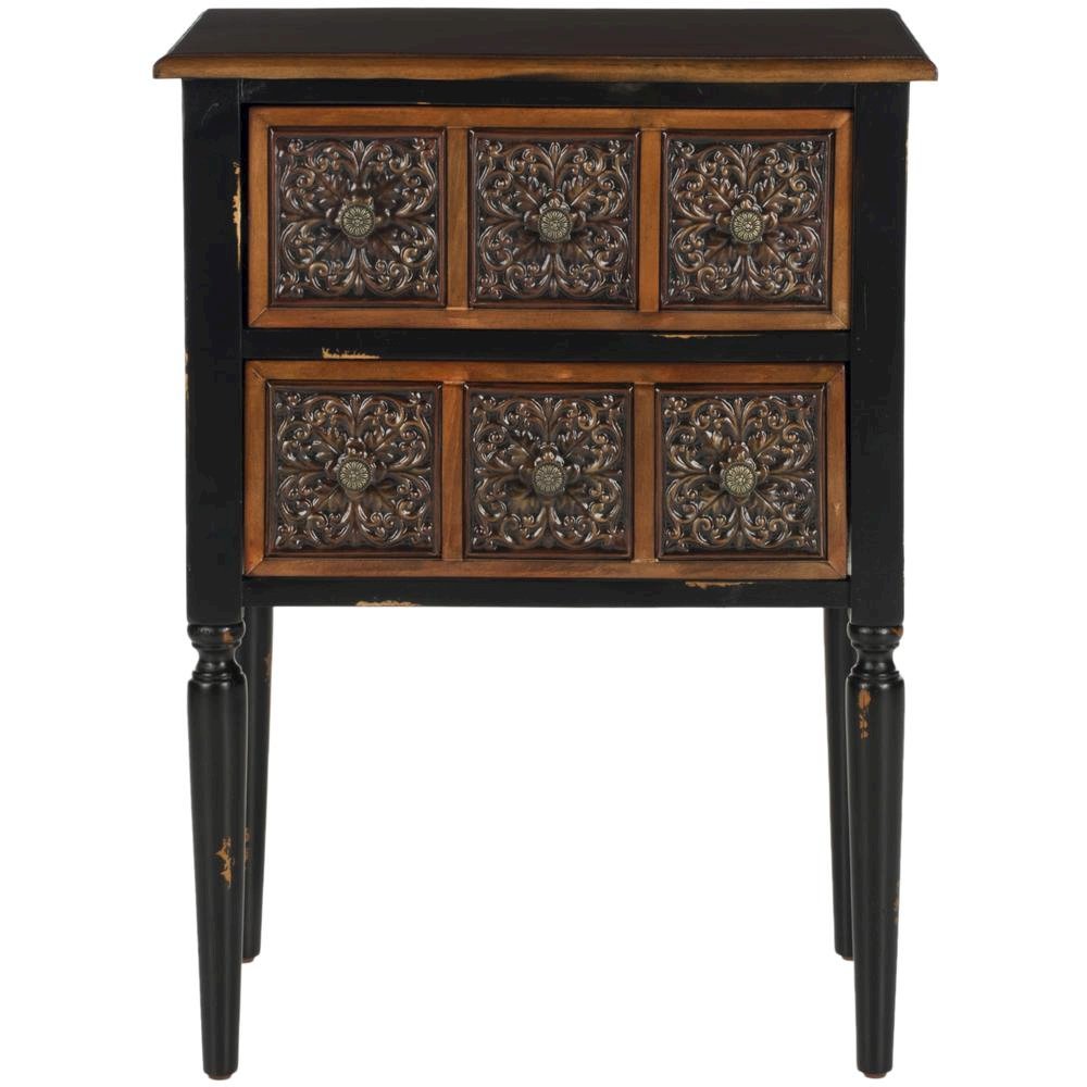 KENNETH 2 DRAWER SIDE TABLE