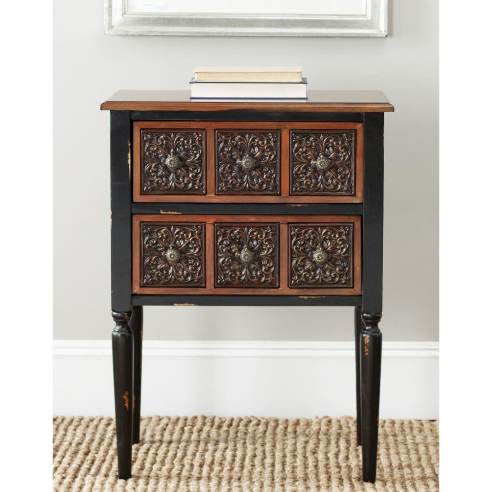 KENNETH 2 DRAWER SIDE TABLE