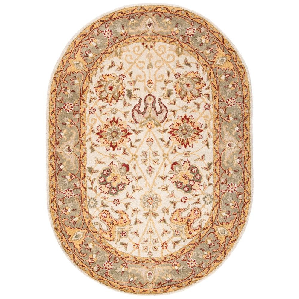 ANTIQUITY, IVORY, 4'-6" X 6'-6" Oval, Area Rug, AT21F-5OV
