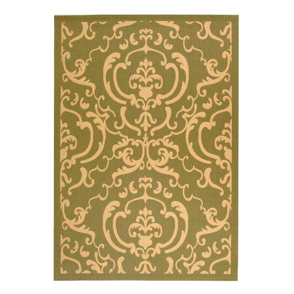 COURTYARD, OLIVE / NATURAL, 2'-3" X 10', Area Rug, CY2663-1E06-210