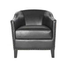 EVANDER CLUB CHAIR - BRASS NAIL HEADS