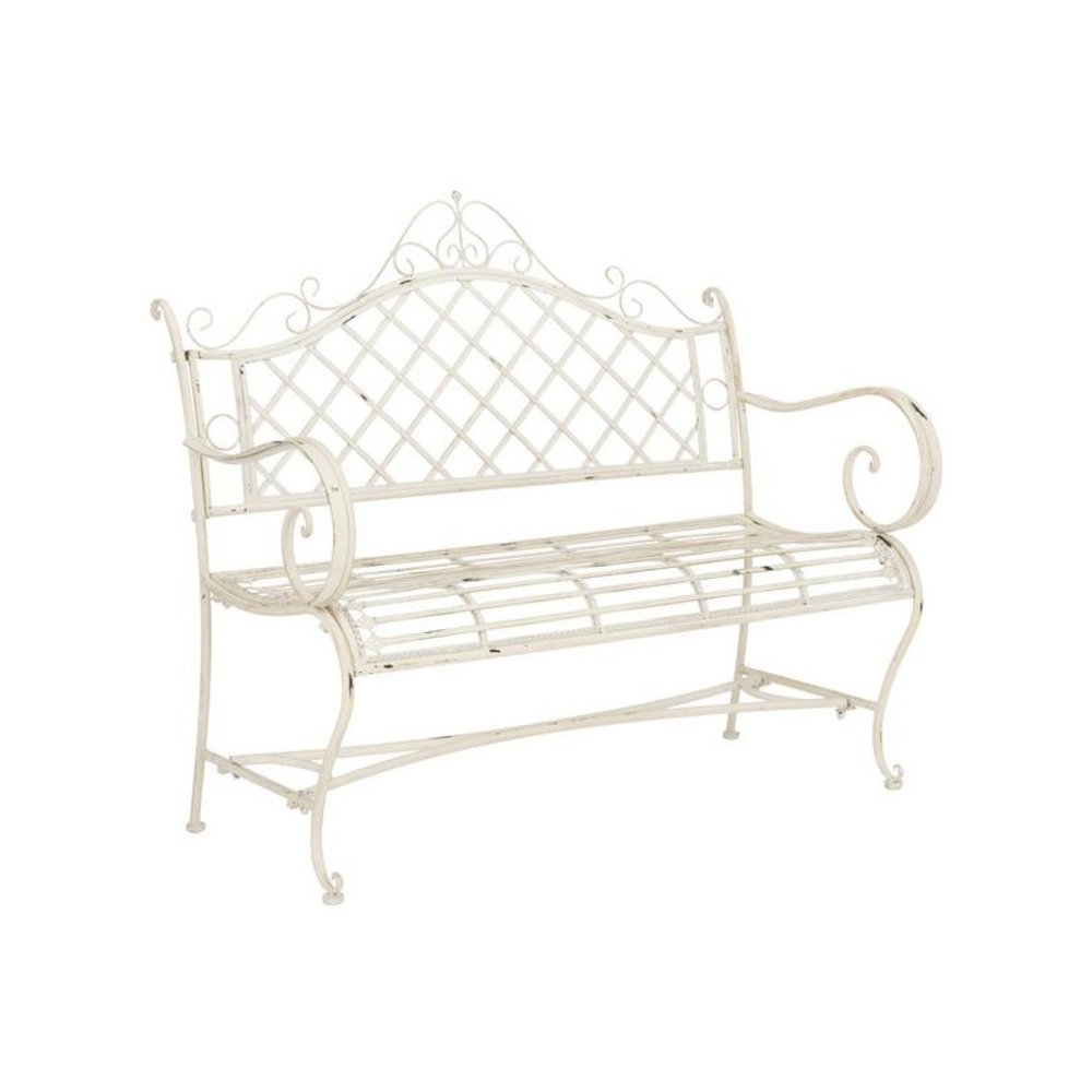 Abner Wrought Iron 45.75-Inch W Outdoor Garden Bench