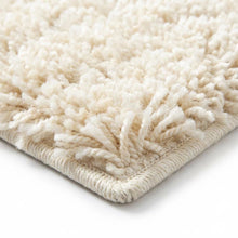Ivory and Beige Area Rug, Power Loomed Large Rectangle Design for Living Room