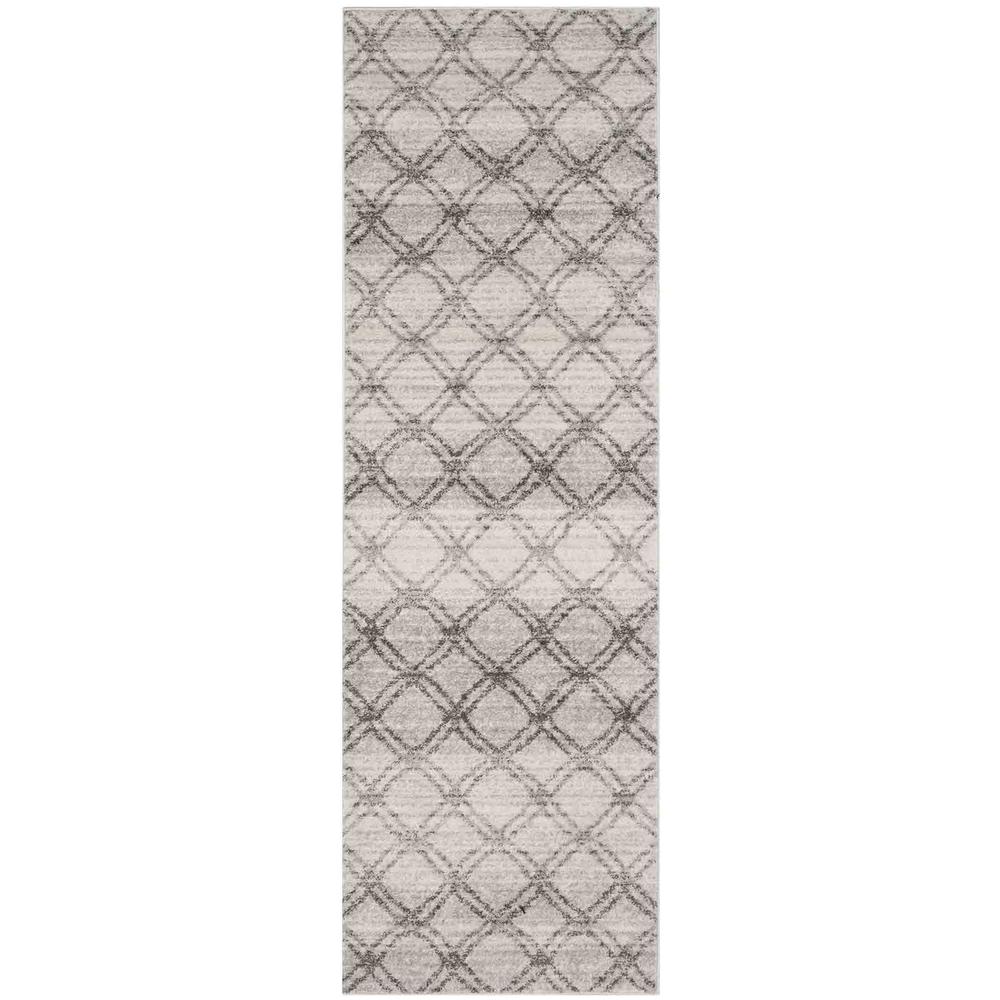 Adirondack, SILVER / CHARCOAL, 2'-6" X 6', Area Rug, ADR105P-26
