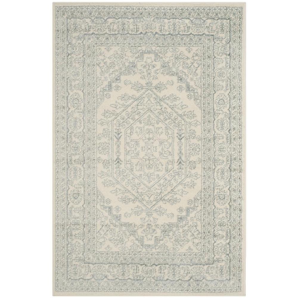 Adirondack, IVORY / SLATE, 4' X 6', Area Rug, ADR108S-4